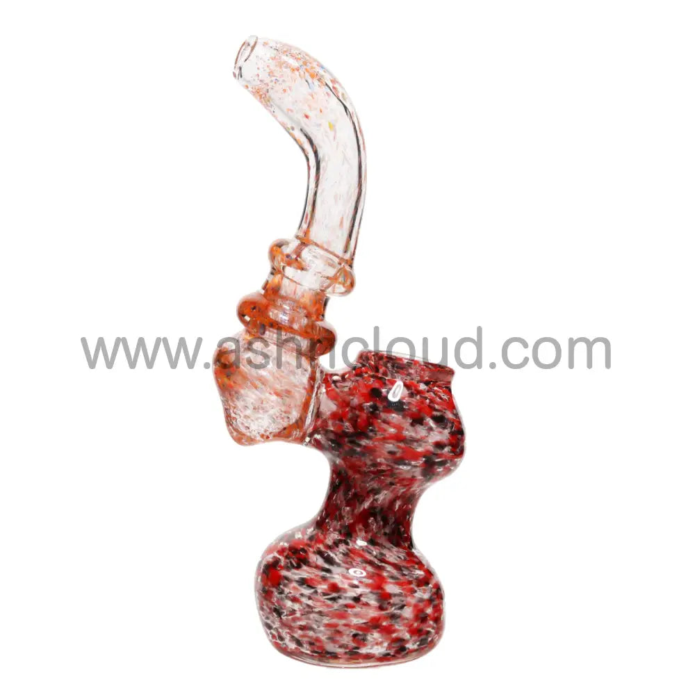 5 In - Color Implosion Confetti Glass Bubbler Mini