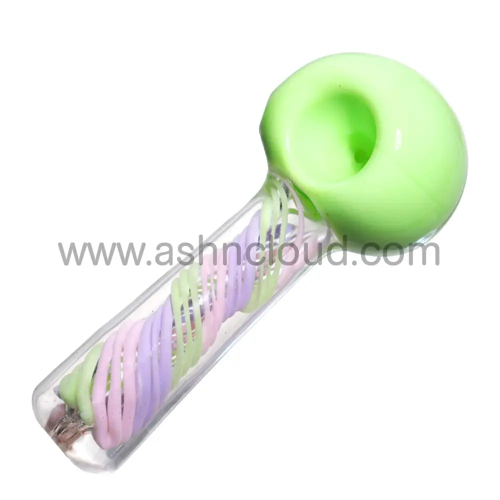 5 In - Cosmo & Wanda Twisted Handle Spoon Hand Pipe