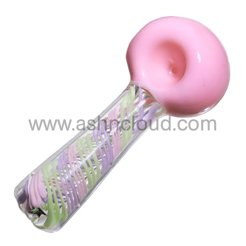 5 In - Cosmo & Wanda Twisted Handle Spoon Hand Pipe