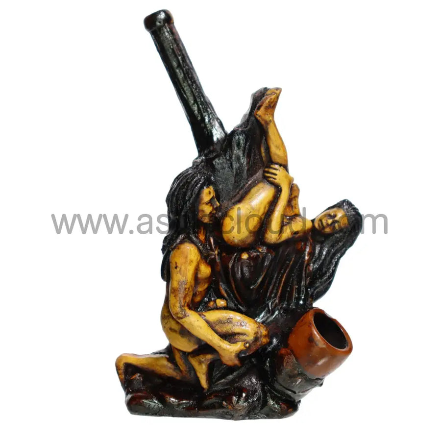 5 Inch Couple Design Novelty Bamboo Bong