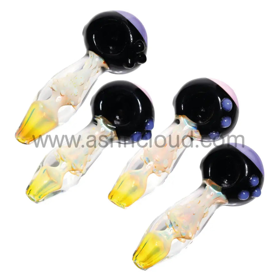 5 Inch Black Bowl Glass Hand Pipe