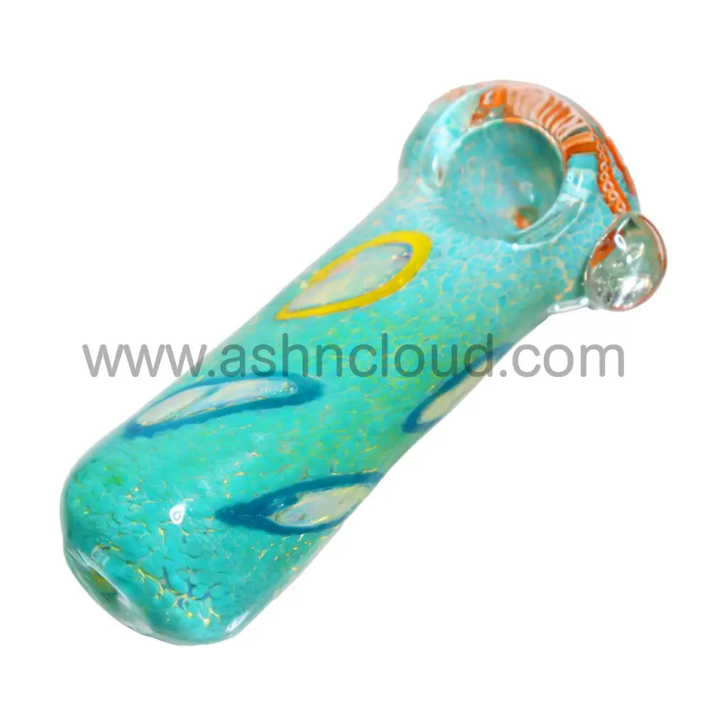 5 In - Curvy Cilinder Glass Hand Pipe Spoon