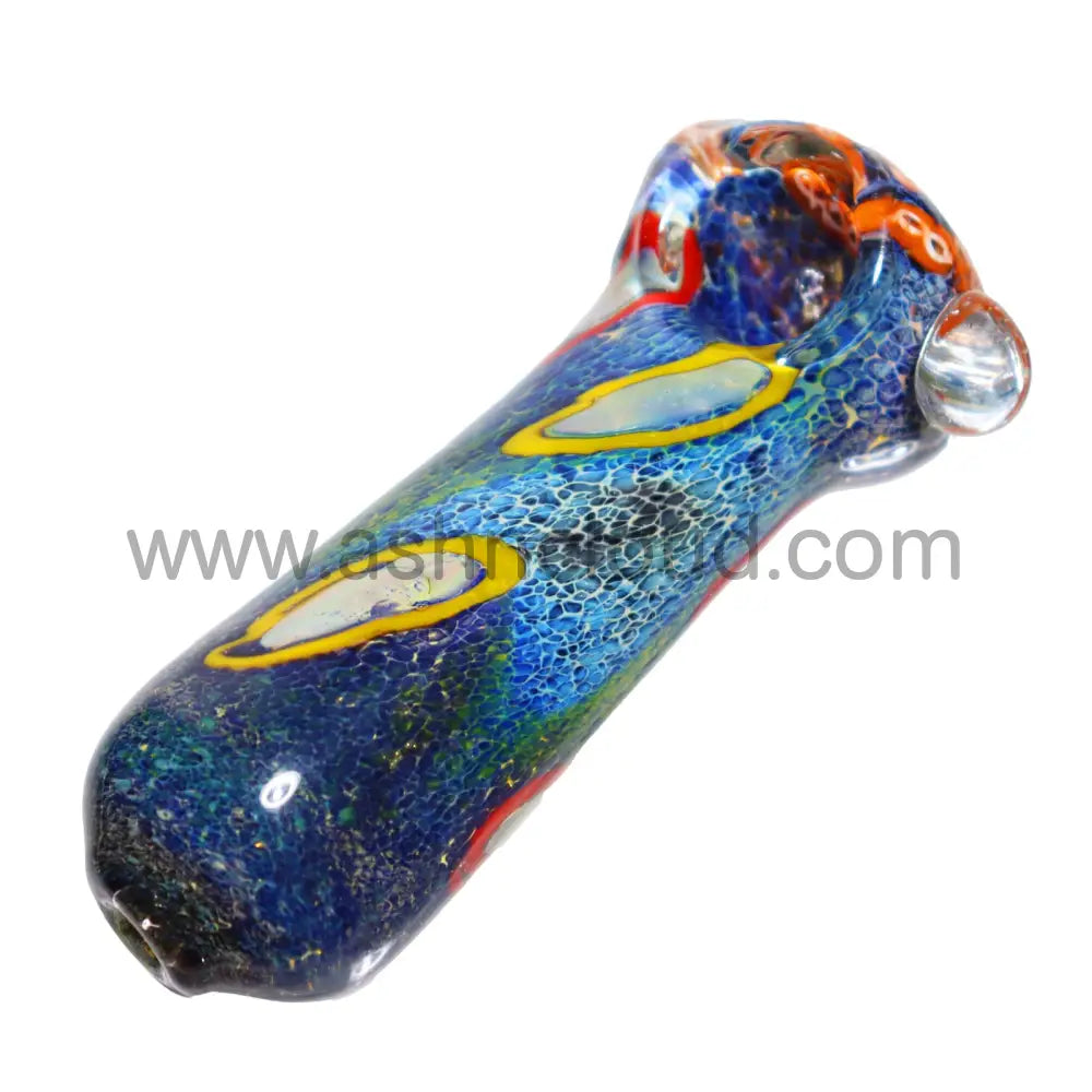 5 In - Curvy Cilinder Glass Hand Pipe Spoon