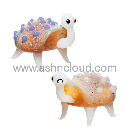 5 In - Cute Girly Turtle Glass Hand Pipe