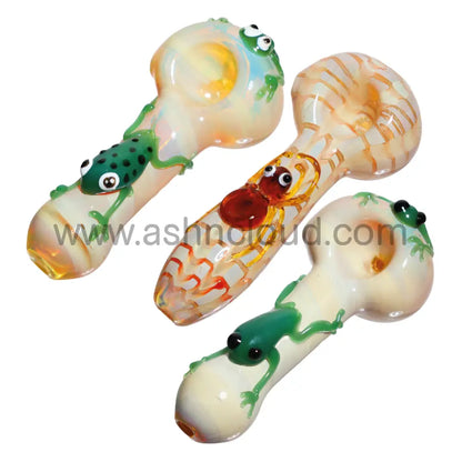 5 In - Fancy Animal Hand Pipe Spoon