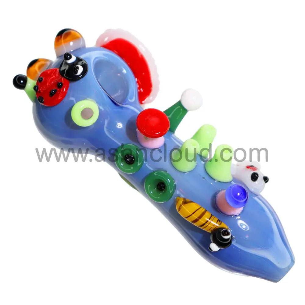 5 In - Fancy Crazy Animals Hand Pipe Spoon