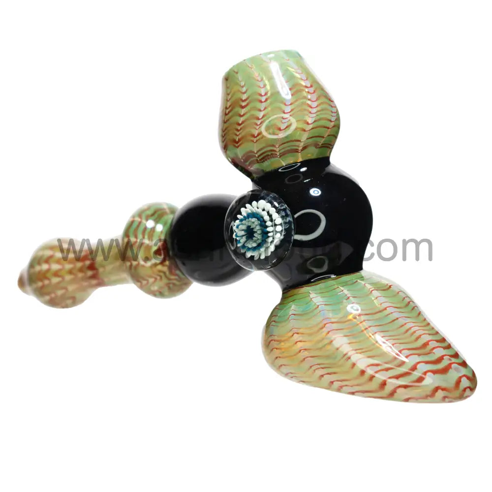 5 Inch Stylish Fancy Glass Hammer Pipe