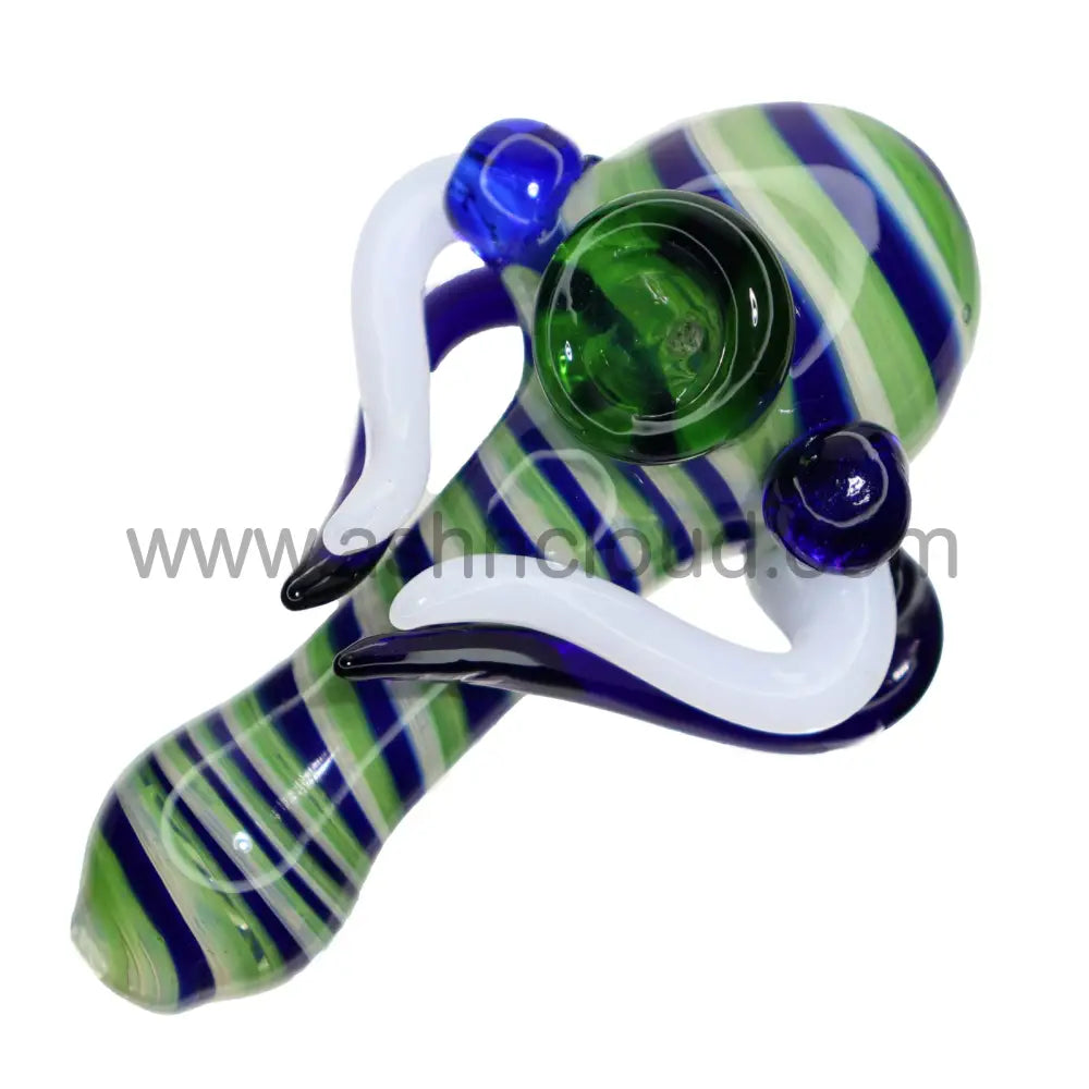 5 In - Fancy Hand Pipe Kraken Twisted Body