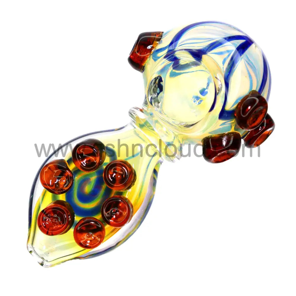 5 In - Flat Handle Stylish Hand Pipe Spoon