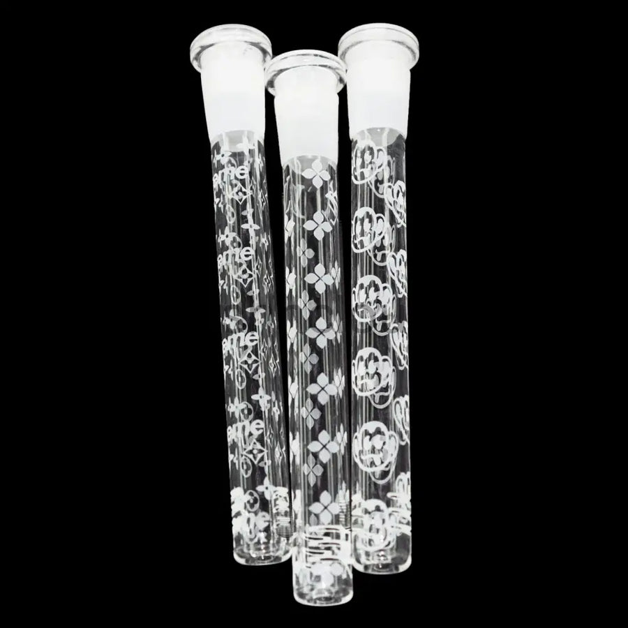 5 Inch Frosted Glass Downstem