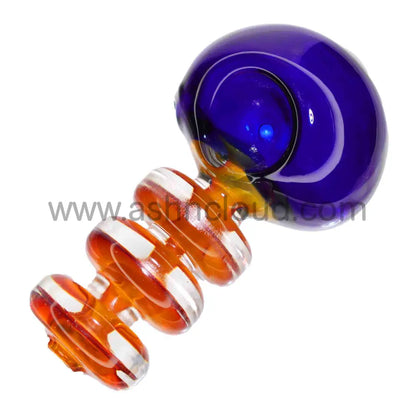 5 In - Glass Triple Ring Hand Pipe Spoon