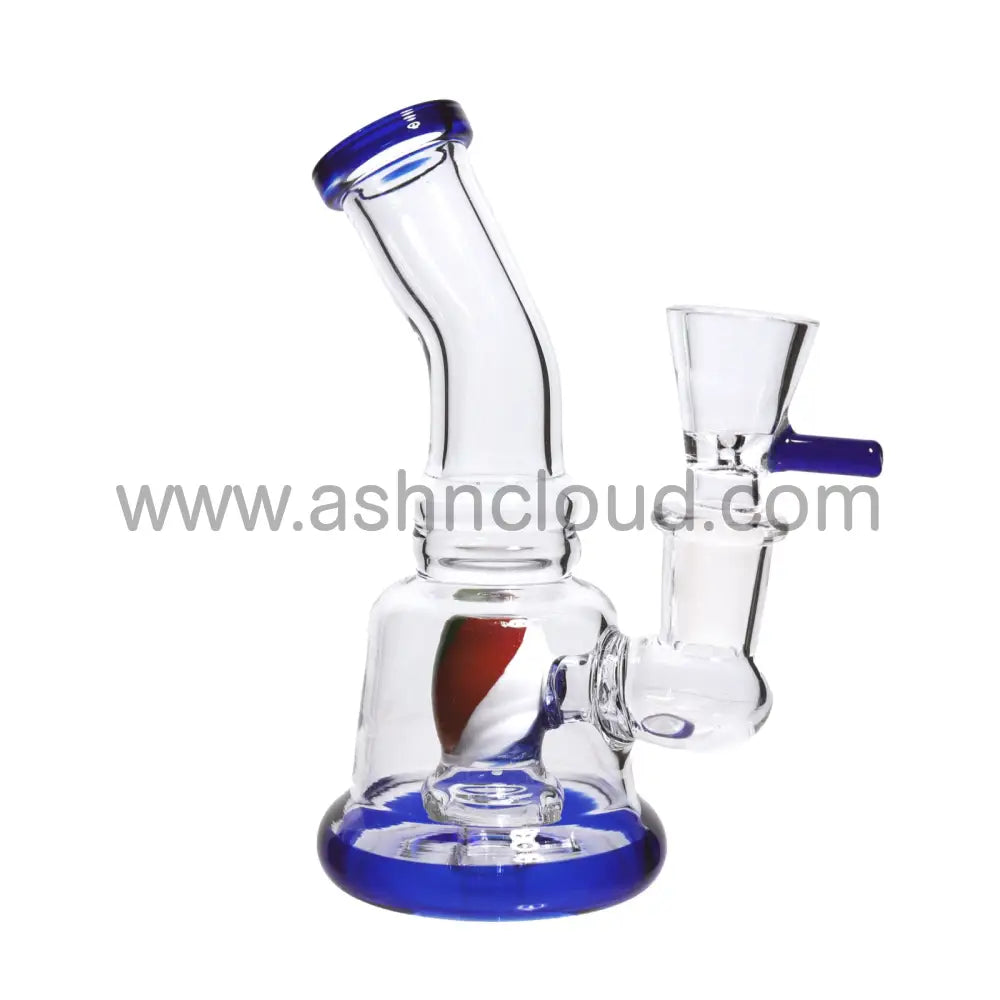 5 In - Mini Glass Clear Bong Perc