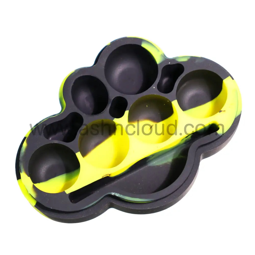 5 In - Multicolor Cloud Silicone Container