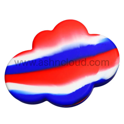 5 In - Multicolor Cloud Silicone Container