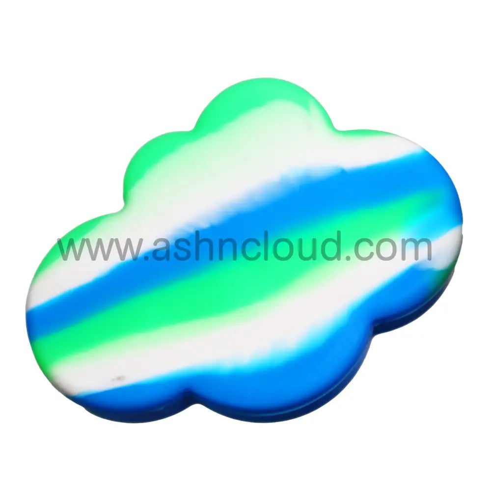 5 In - Multicolor Cloud Silicone Container