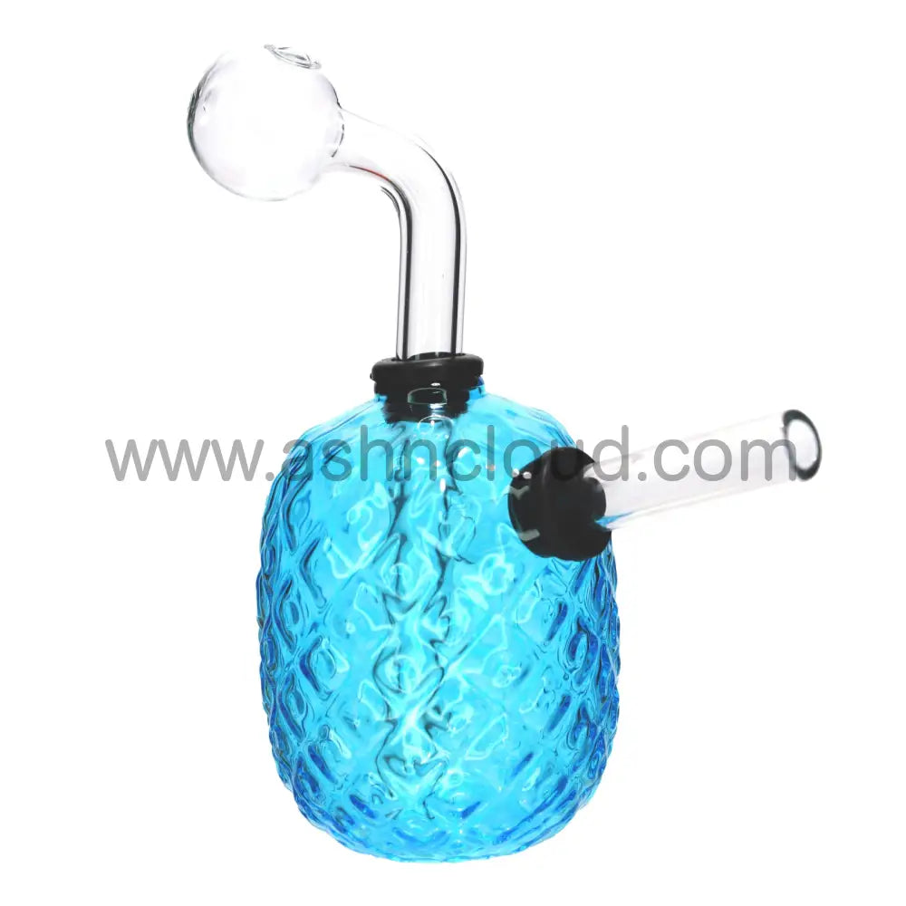 5 In - Multicolor Pineapple Glass Oil Burner