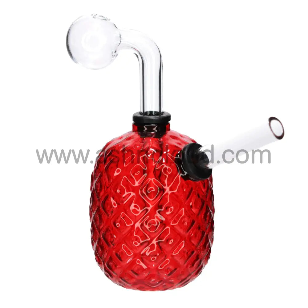 5 In - Multicolor Pineapple Glass Oil Burner