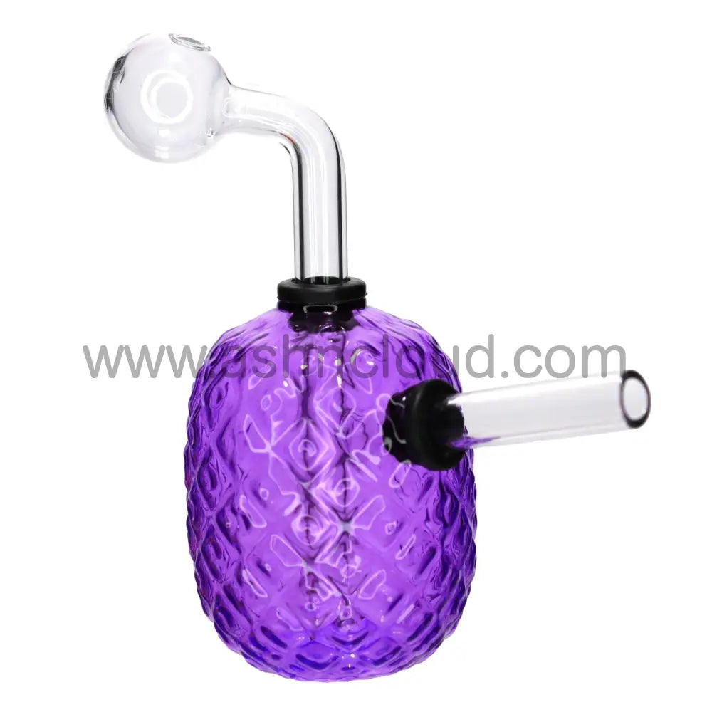 5 In - Multicolor Pineapple Glass Oil Burner