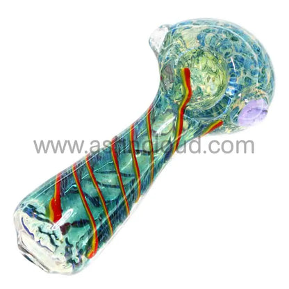 5 in - Ocean Rasta Hand Pipe Spoon