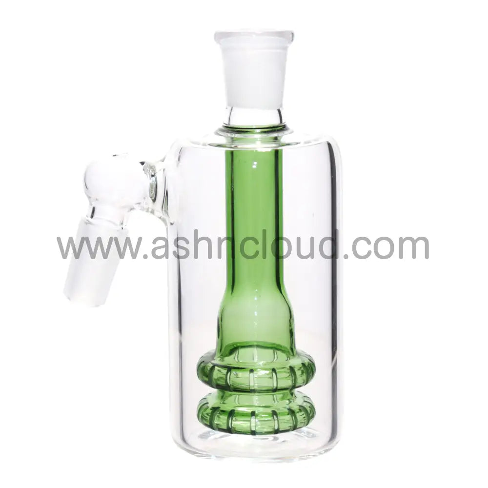 5 In - Perc Multicolor 45 Degrees Ash Catcher Bong Simple