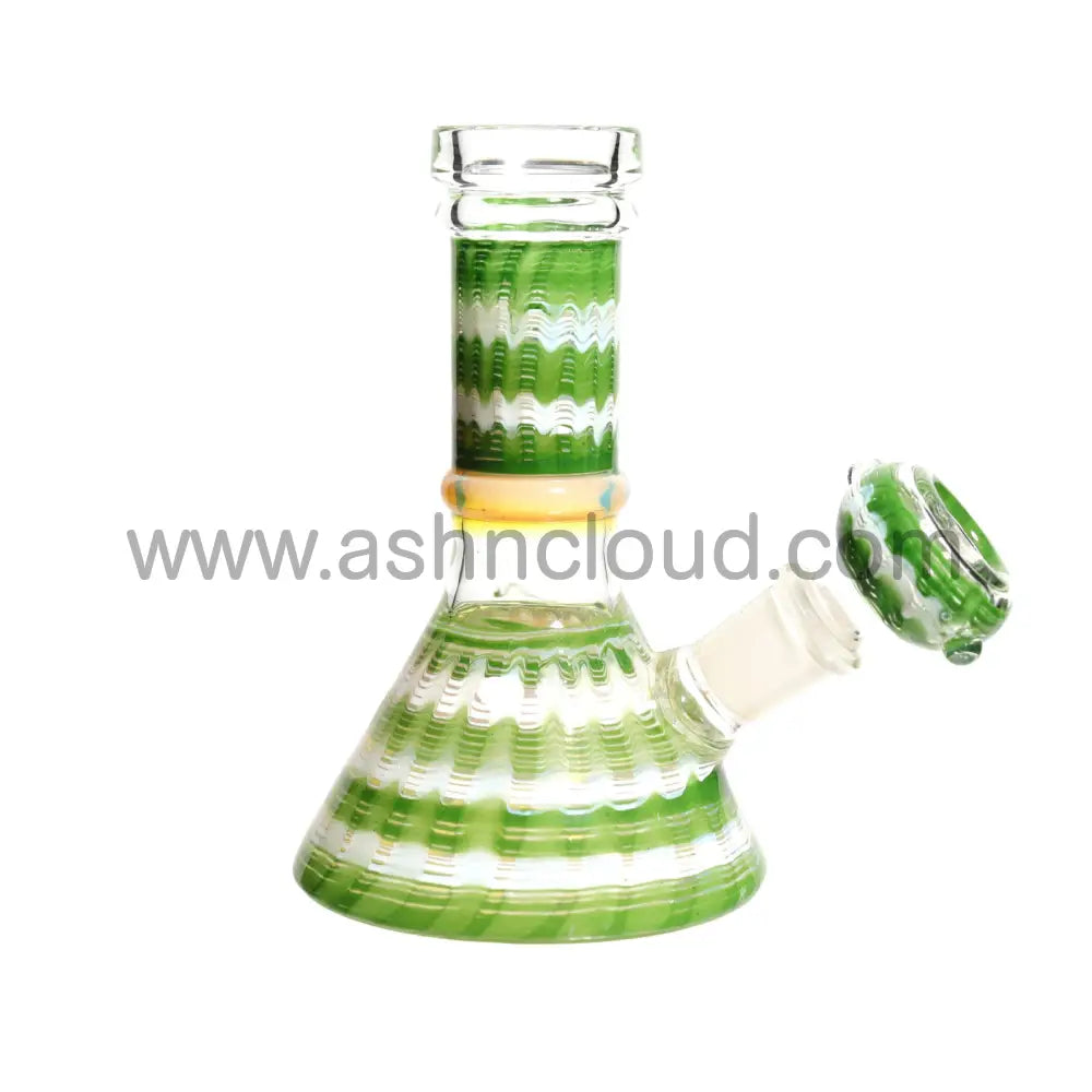 5 In - Rasta Style Glass Mini Bong