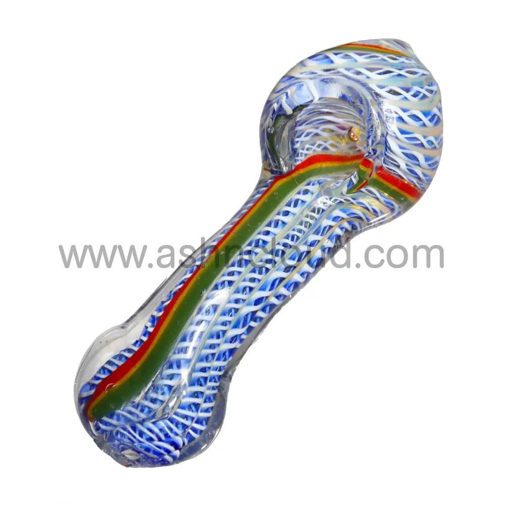 5 In - Rasta Tails Body Spoon Hand Pipe