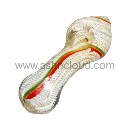 5 In - Rasta Tails Body Spoon Hand Pipe