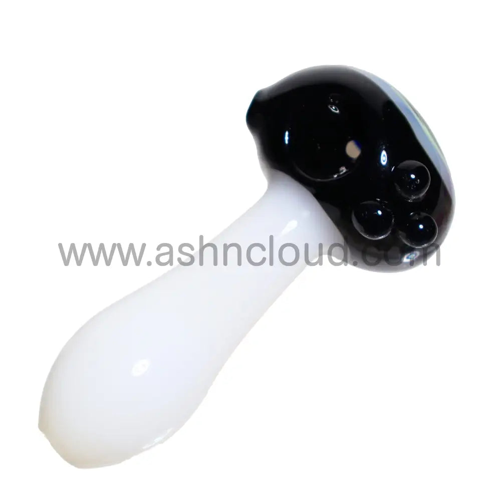 5 In - Reverse Head Colored Handle Hand Pipe Spoon