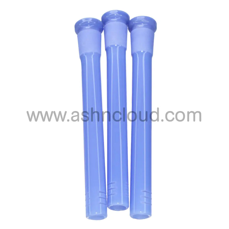 5 Inch Sky Blue Glass Downstem