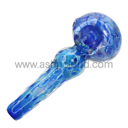 5 In - Slim Fancy Blue/Green Hand Pipe Spoon