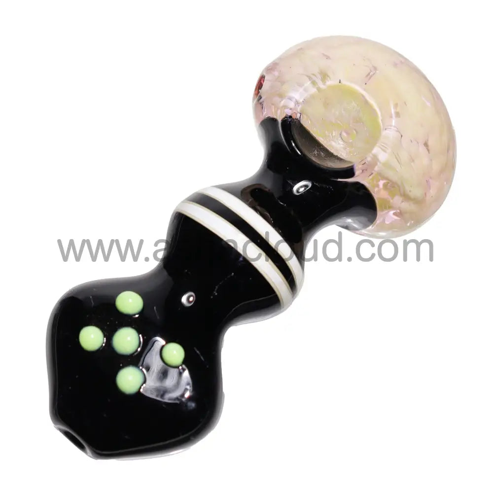 5 In - Stylish Black Colored Head Spoon Hand Pipe