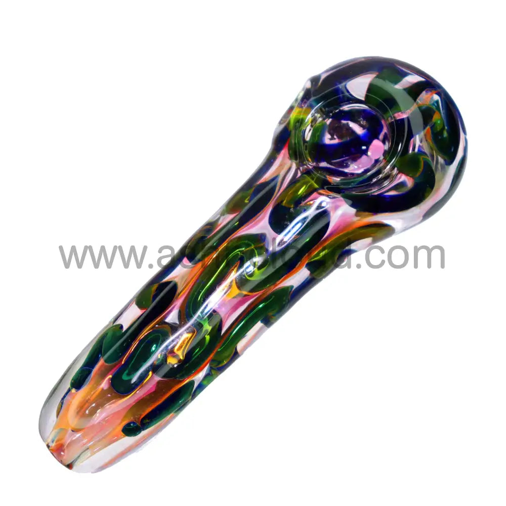5 In - Super Exotic Hand Pipe Spoon Glass