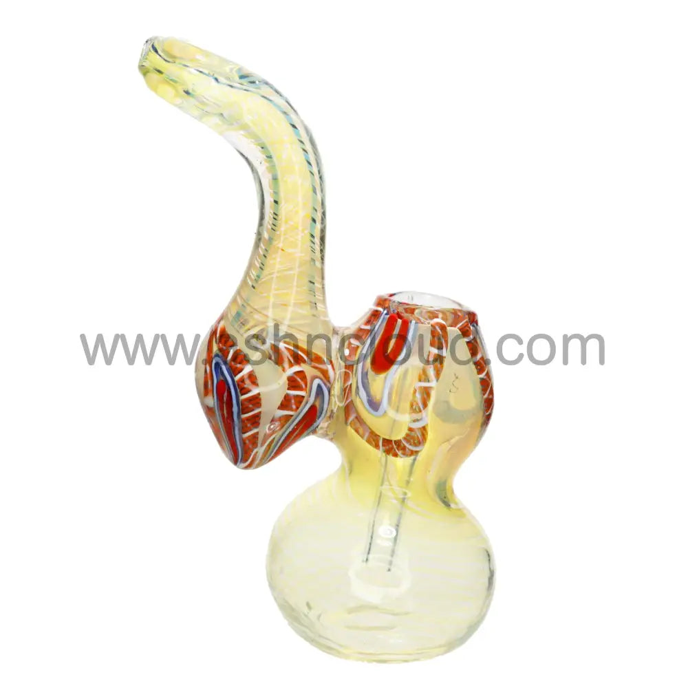 5 In - Twisted Fumed Glass Bubbler Mini