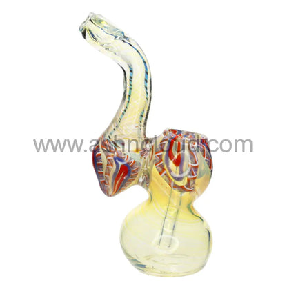 5 In - Twisted Fumed Glass Bubbler Mini