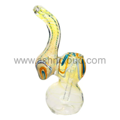 5 In - Twisted Fumed Glass Bubbler Mini