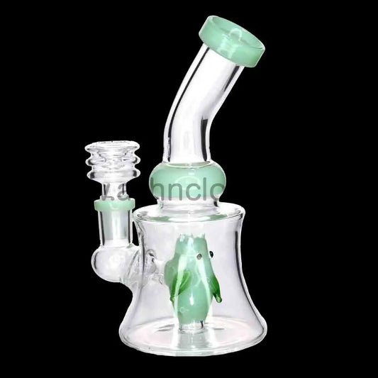 5” Mini Glass Bong – Compact and Colorful Water Pipe Fish Perc for Smoke Shops