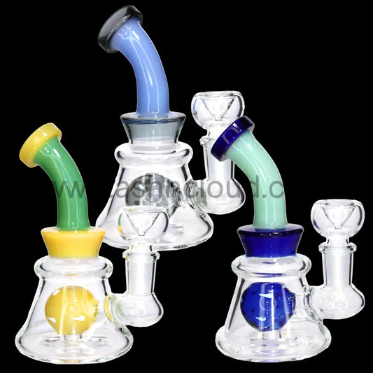 5” Mini Glass Bong – Compact and Colorful Water Pipe for Smoke Shops