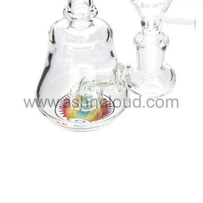 5’’ Mini Glass Bong with Color Mouthpiece & Perc – Wholesale Compact Water Pipe