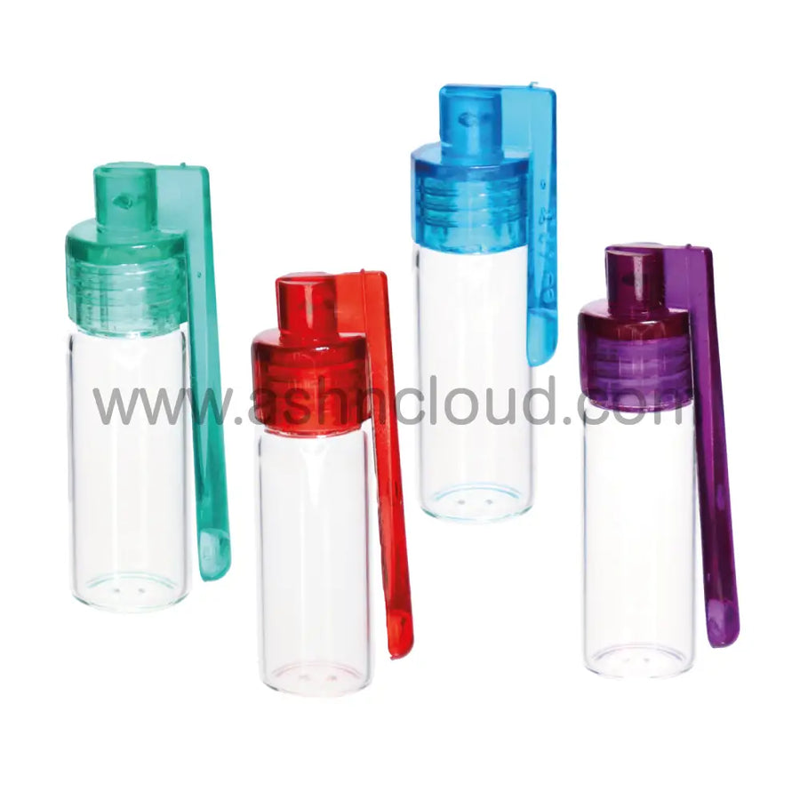 5ml Clear Snuff Bottle with Spoon