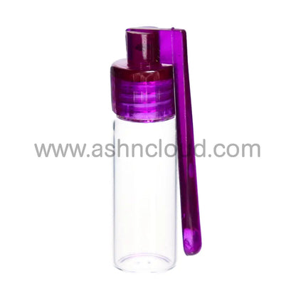 5 Ml - Clear Snuff Bottle With Spoon