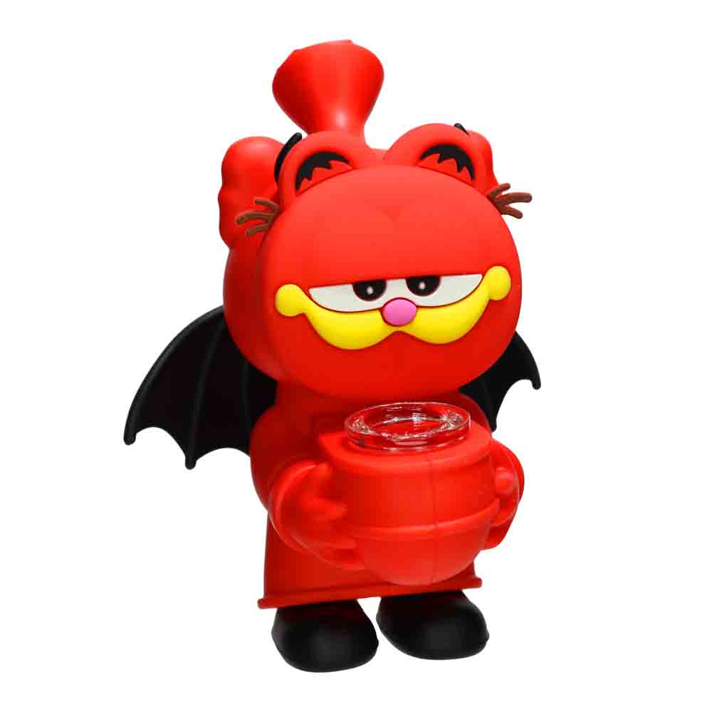 6 in - Garfield Cat Silicone Bong