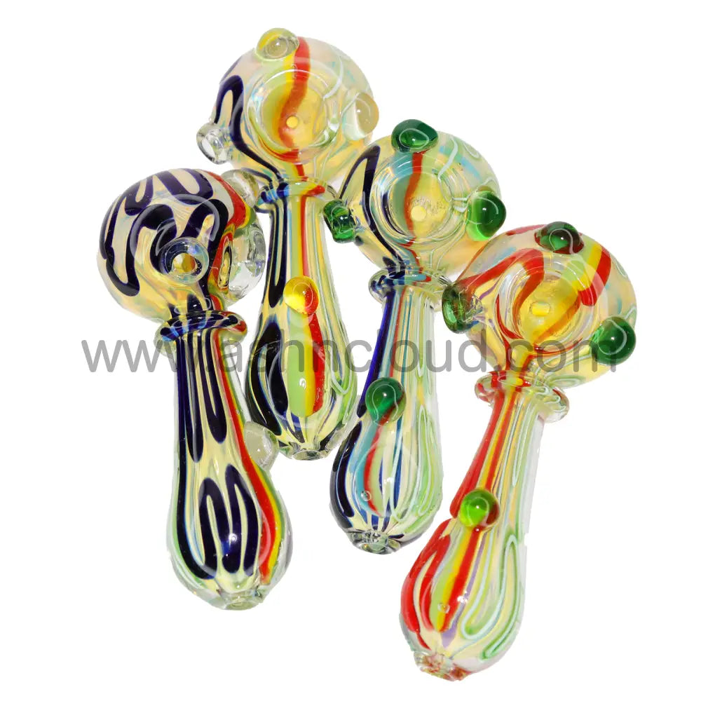 52 Pcs – Jar #14 Glass Hand Pipe Spoon $3.95 Each