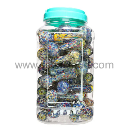 53 Pcs – Jar #13 Glass Hand Pipe Spoon $4.35 Each