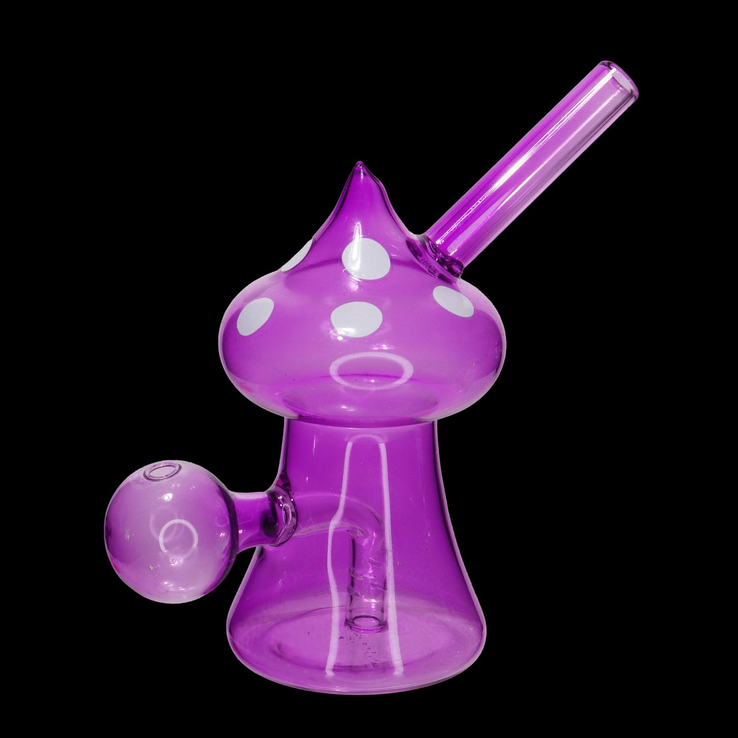 Mushroom-Shaped Glass Oil Burner Bubbler – Assorted Colors Wholesale
