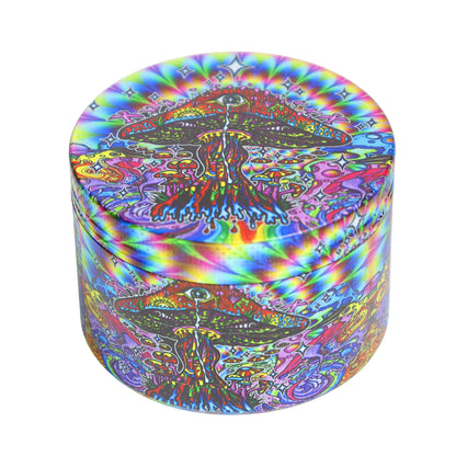 6 pcs - 2.5" 63mm Stylish Herb Grinder Psychedelic Mushroom