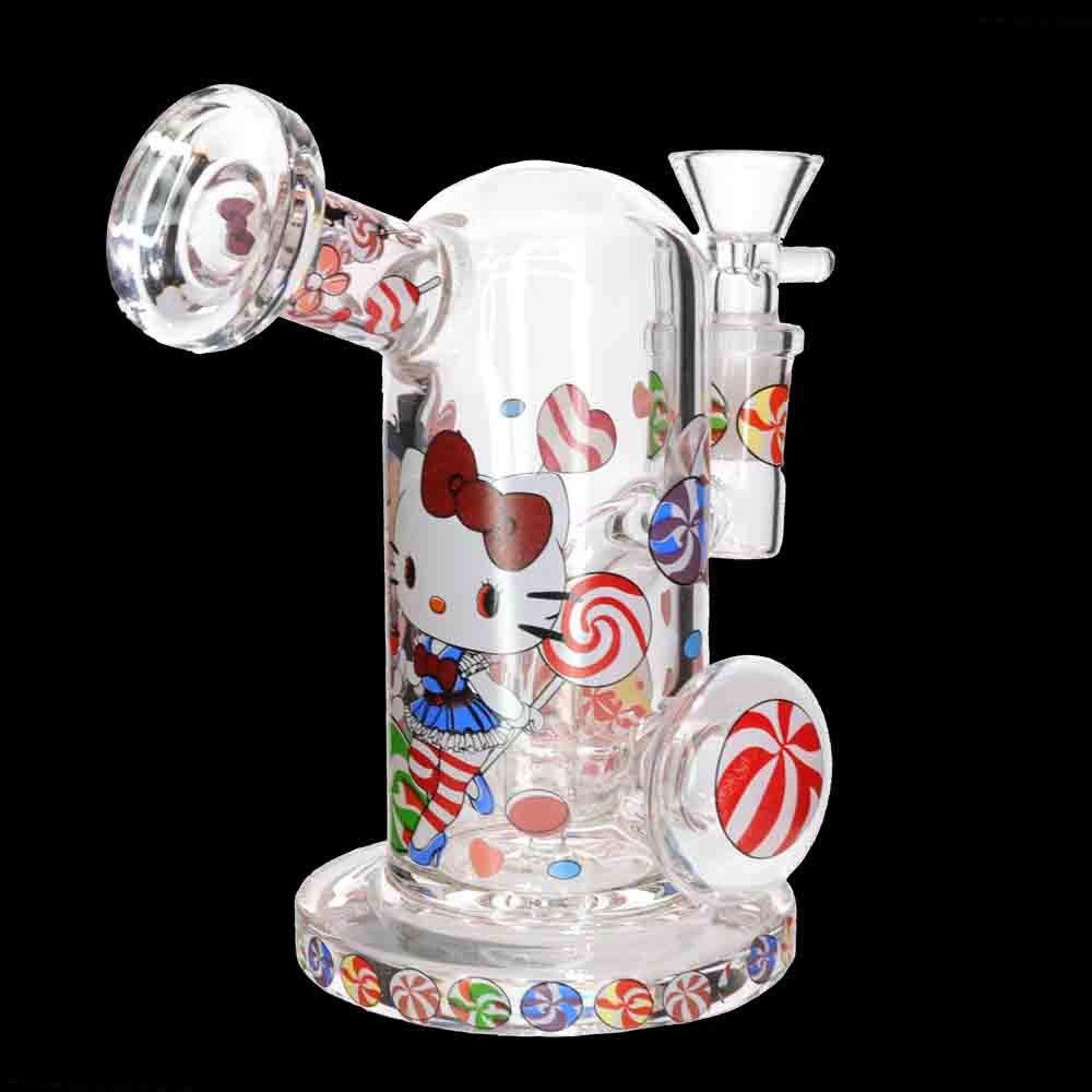 Betty Boop 8" Thick Cartoon Vintage Glass Bong with Internal Perc – Wholesale Water Pipe