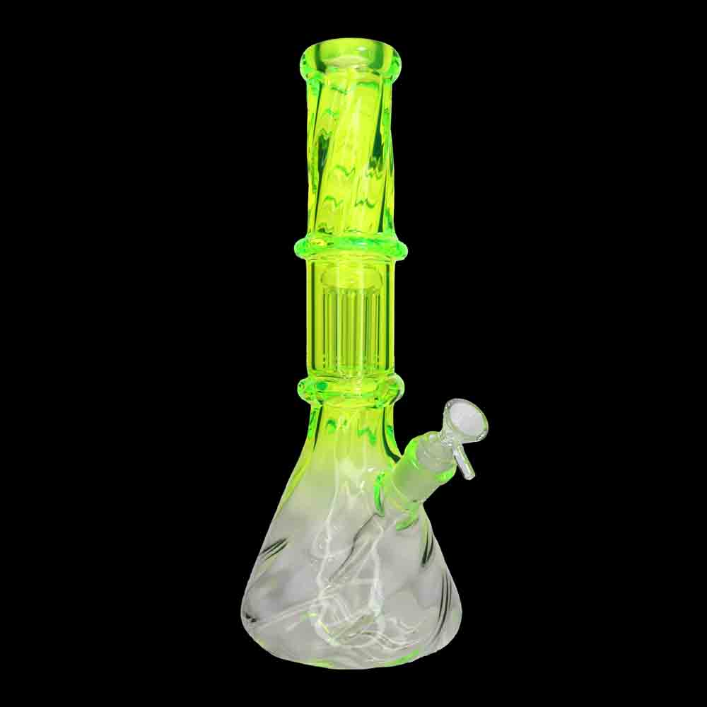 NEW 15 Inch Color Beaker Bong – 1 Chamber | Wholesale Glass | Ashncloud