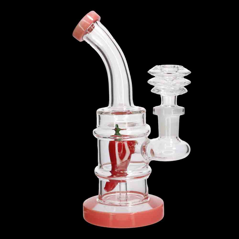 7" Recycler Rig with Chili Perc | Wholesale Bongs