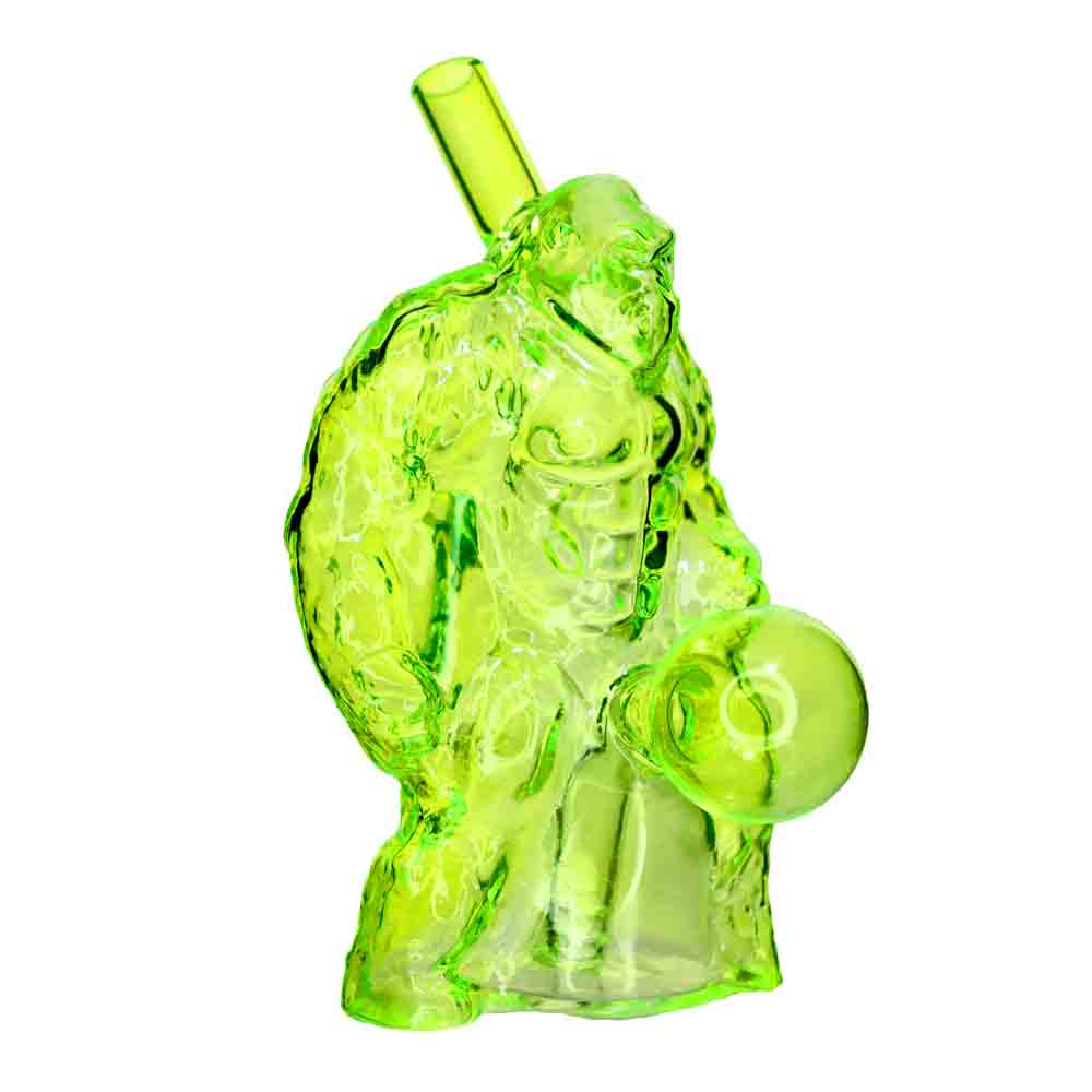 Wholesale Gorilla Shape Glass Oil Burner Water Pipe – 6 Inch Novelty Bong