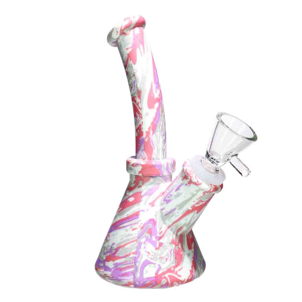 6 in - Beaker Multidesign Silicone Bong